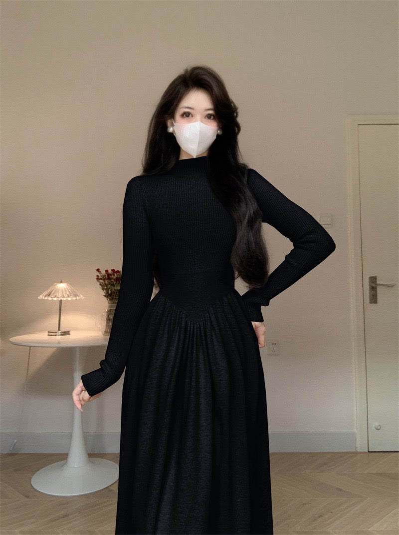 Knitted Large Hem Dress