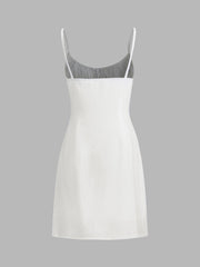 Darling Linen Plain Mini Dress