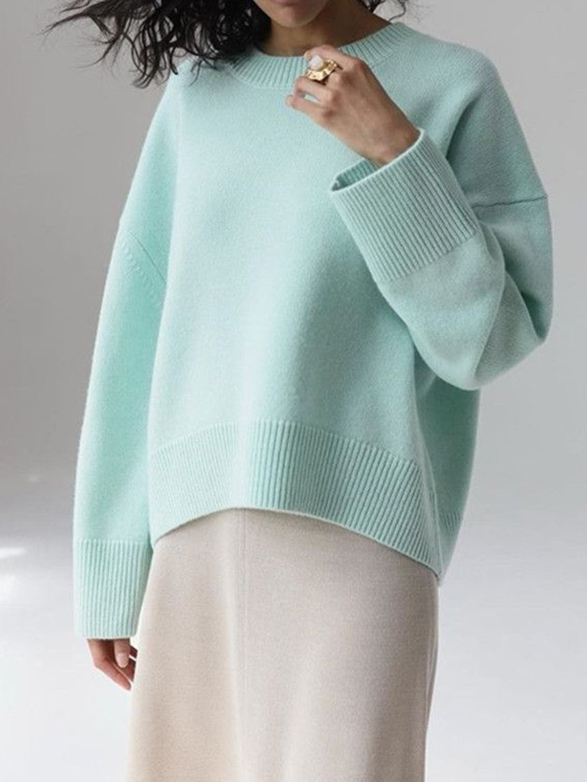 Candyfloss Oversized Pullover Sweater