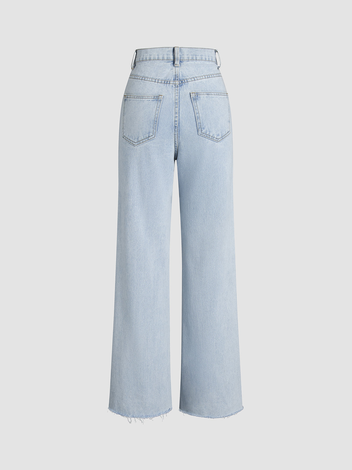 Denim Straight Leg Jeans