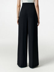 Notch Wide Leg Dress Pants