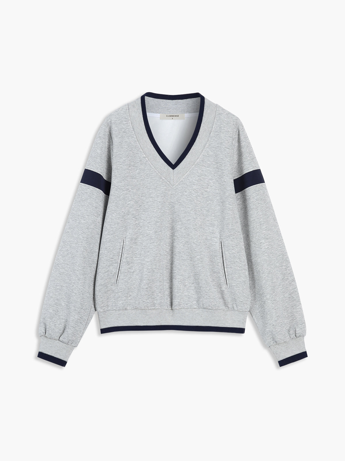 Contrast Trim Oversized Sweatshirt