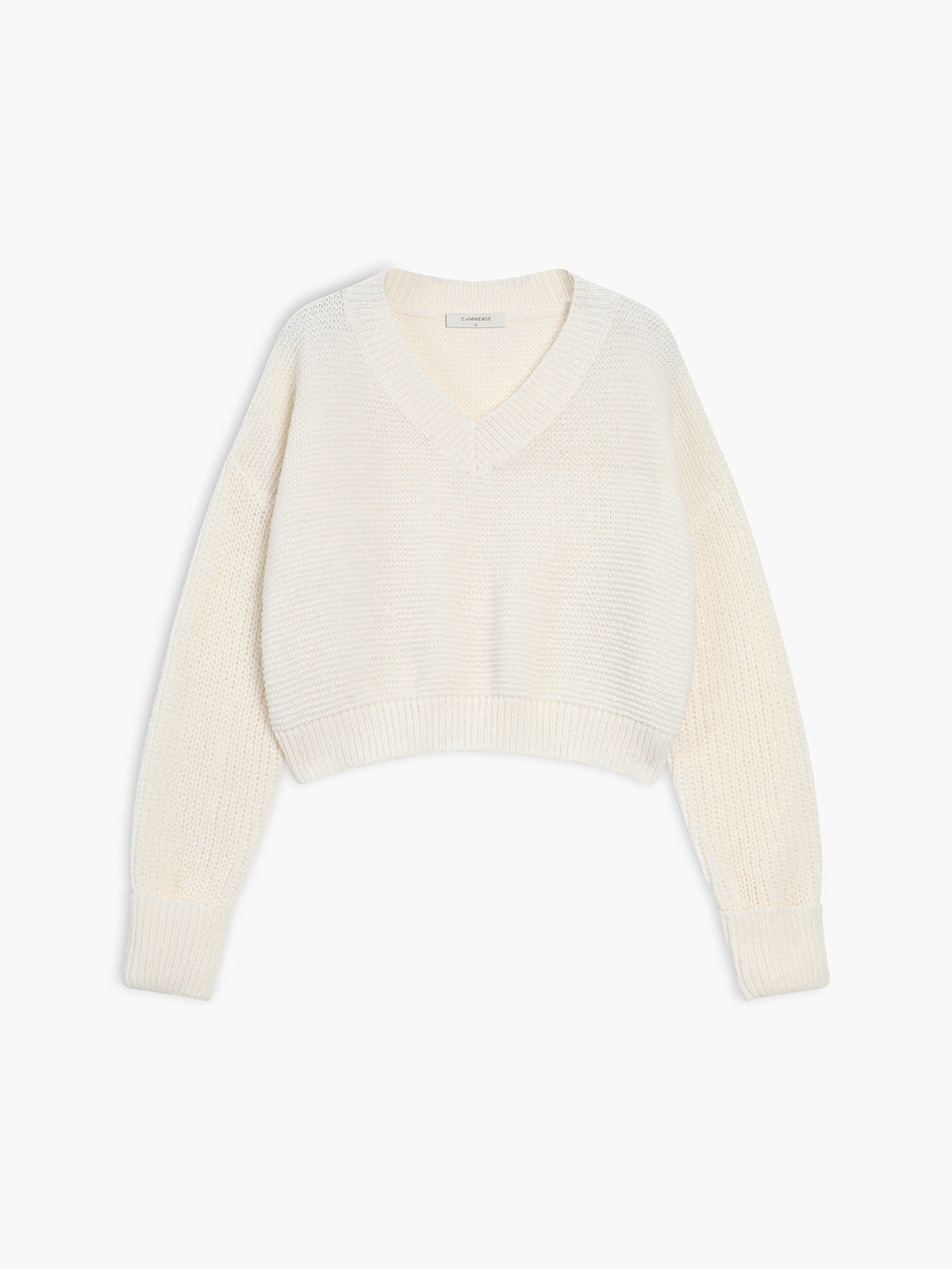 Minimalism V Neck Pullover Sweater