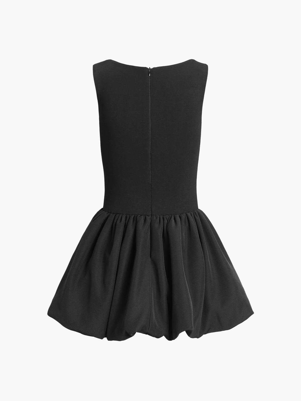 Low Cut Square Neck Short Dress