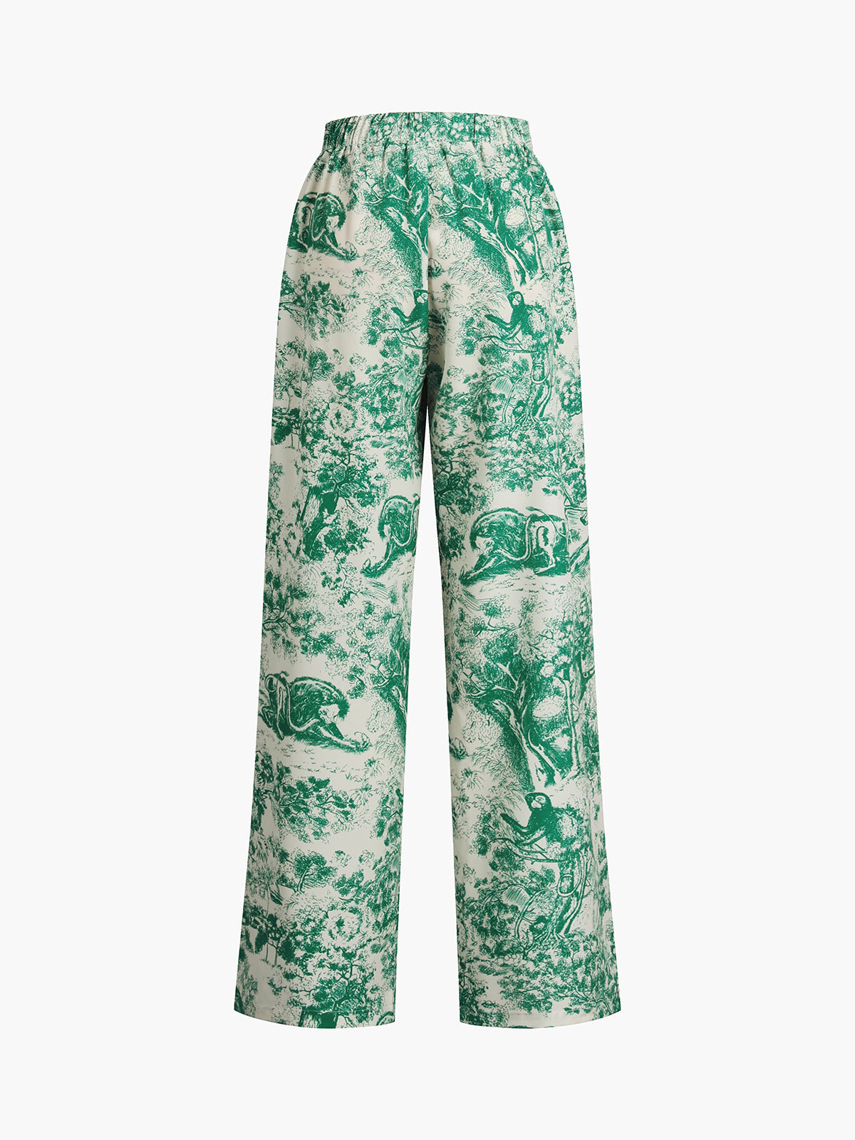 Printed Tie Up Pants Set