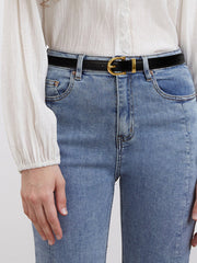 Adjustable Simple Metal Pin Buckle Belt