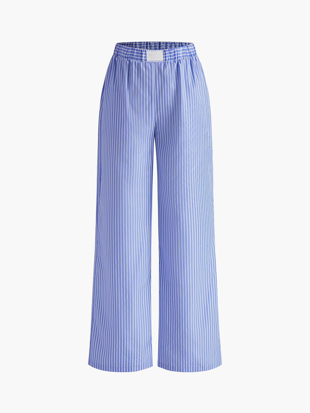 Casual Striped Wide Leg Pants