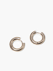 Two Tone Splicing Hoop Earrings