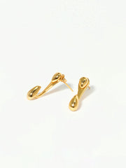 Double Water Drop Stud Earrings