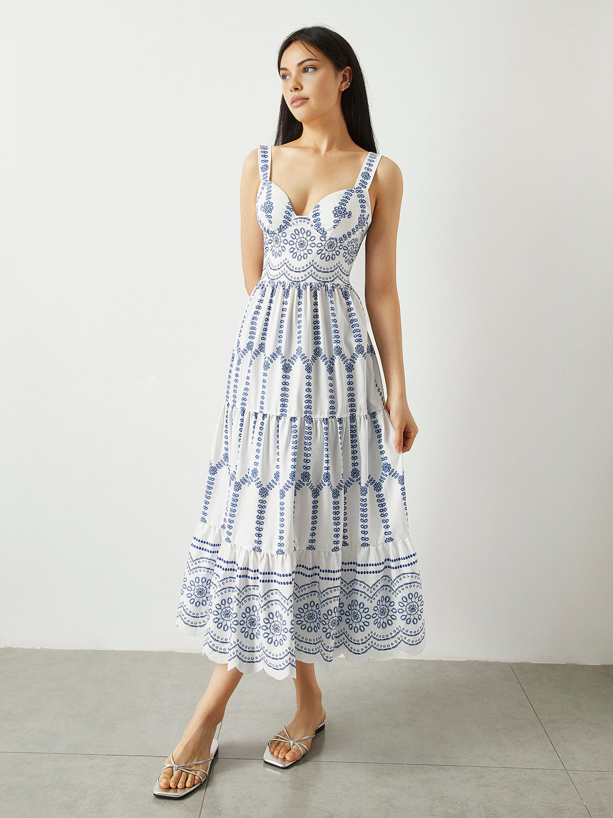 Boho Printed Flowy Tank Long Dress