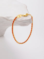 Protected Red String Charm Bracelet