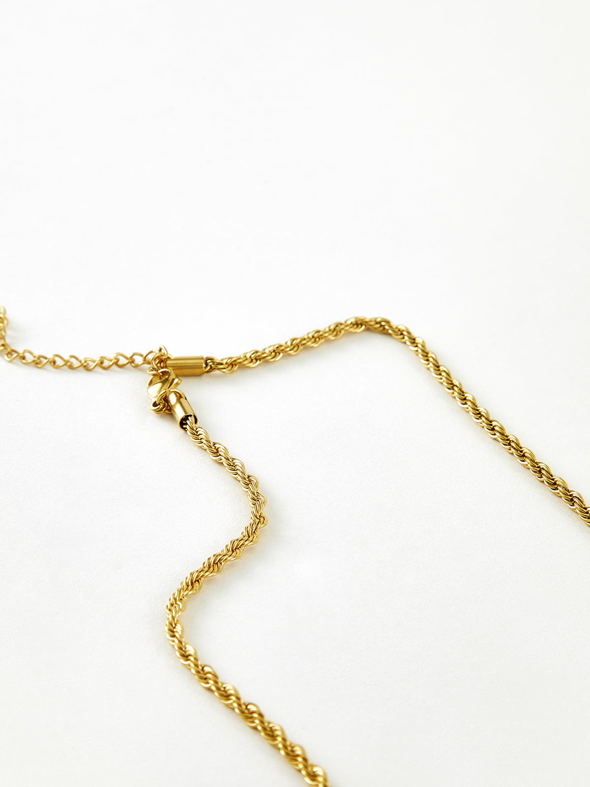 Minimalist Golden Twisted Necklace