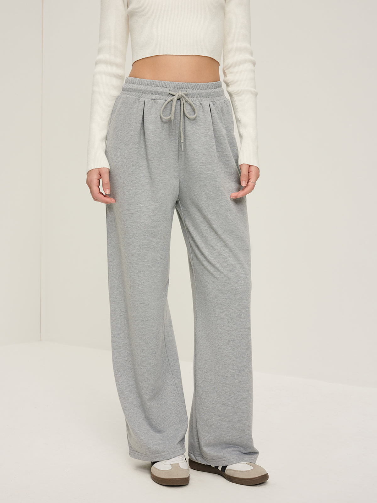 Leisure Drawstring Baggy Sweatpants