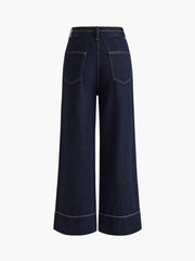 Wide Leg Denim Jeans