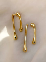 Asymmetrical Tear Drop Earrings