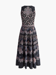 Beheme Printed Floral Dress