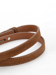 Frosted Non-Porous Slim Belt