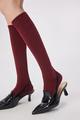 Ribbed Soft-Touch Calf Socks