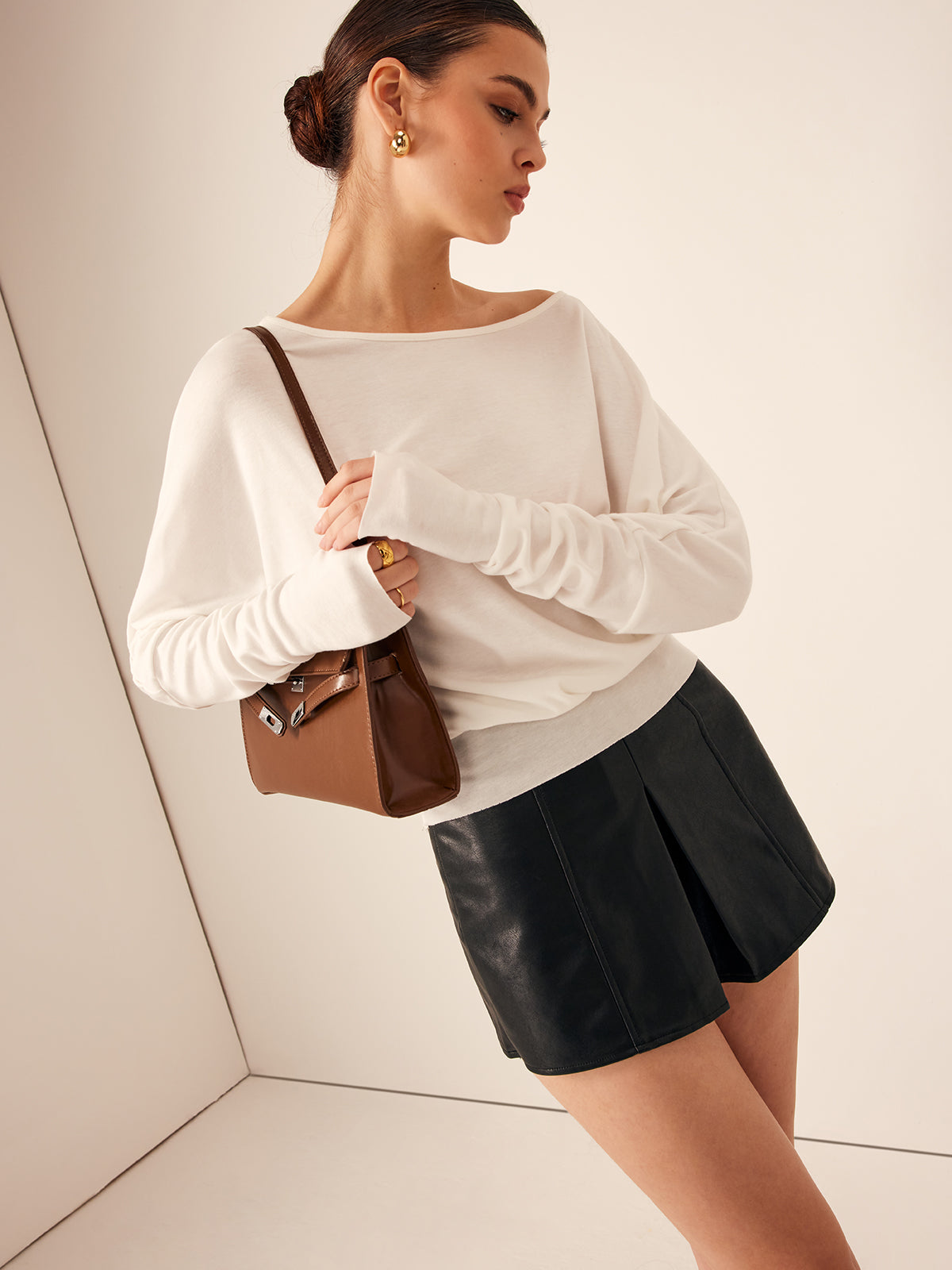 Minimalist Jersey Blouse