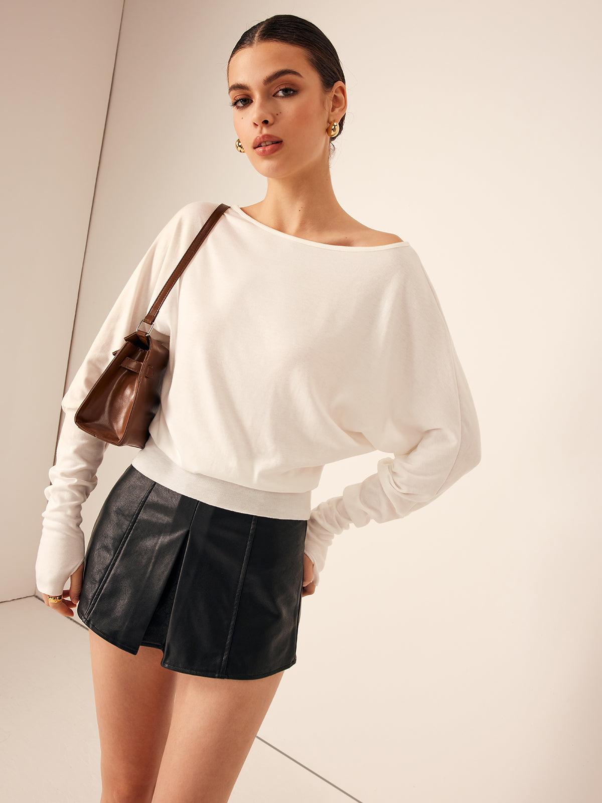 Minimalist Jersey Blouse