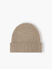 Wool-Blend Ribbed Soft Hat