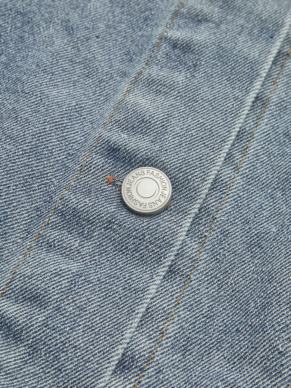 Denim Panel Knit Lapel Outerwear