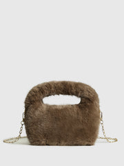 Plush Handbags & Crossbody Bag