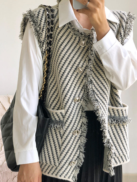 Elegant Tassel Vest