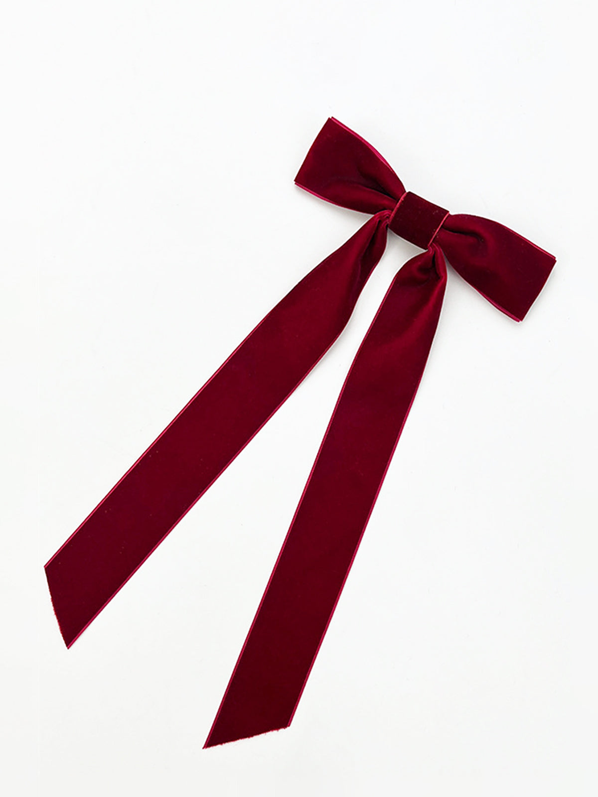 Velvet Bow Ribbon Hairpin