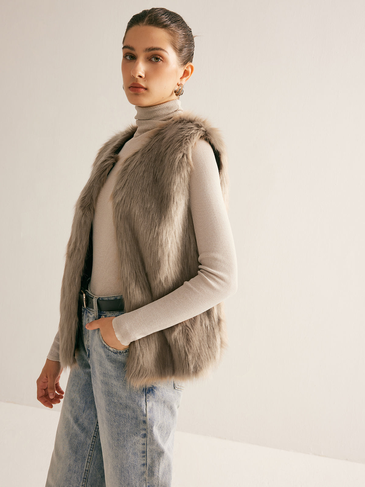 Leisure Faux Fur Vest