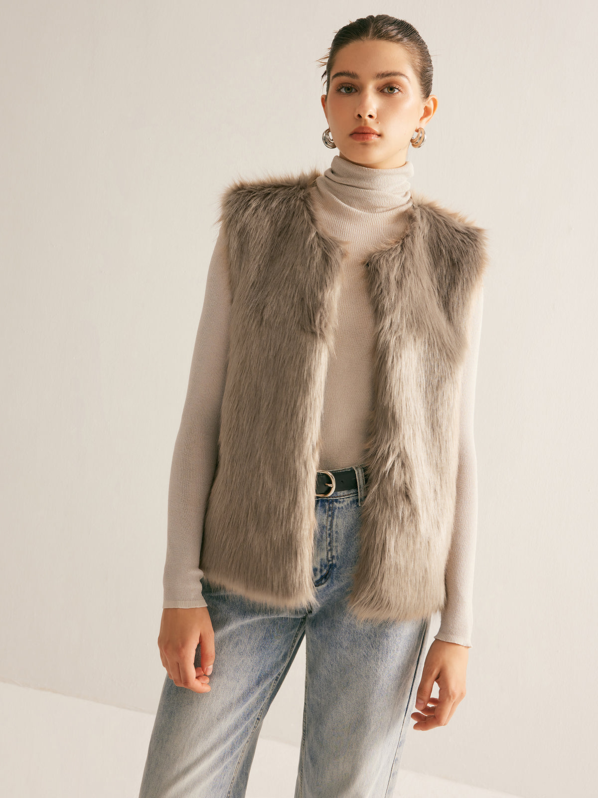 Leisure Faux Fur Vest