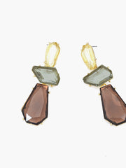 Vintage Geometric Drop Earrings