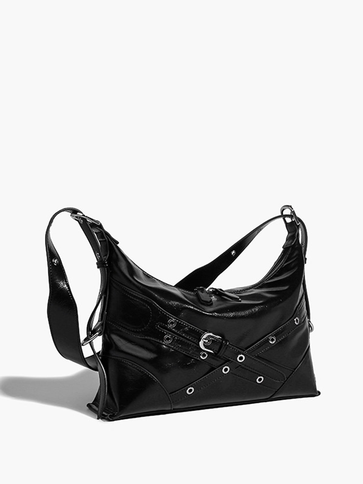 Adjustable Strap Zipper Tote Bag