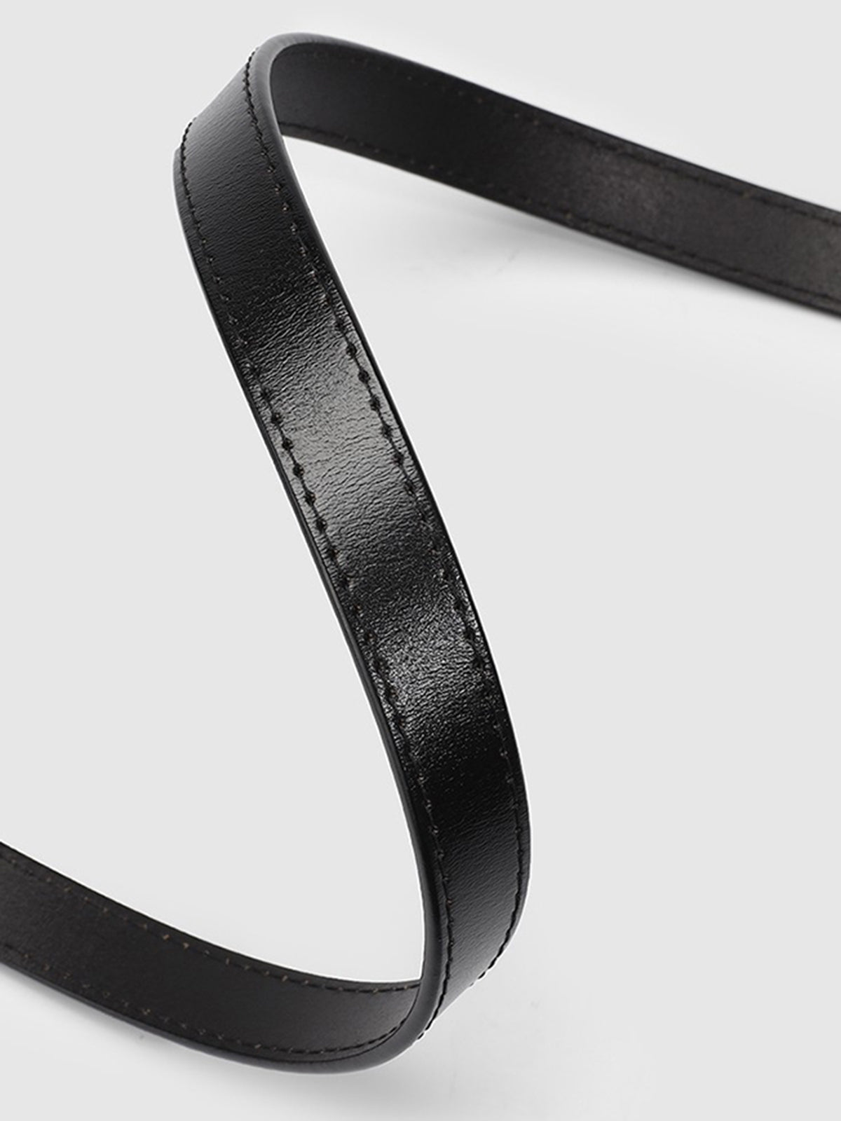 Asymmetrical Knotted Leather Belt