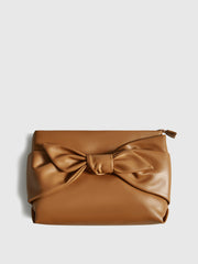 Bow Tofu Clutch Bag