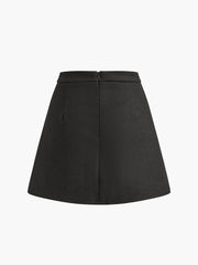 Versatile Pleated Mini Skirt