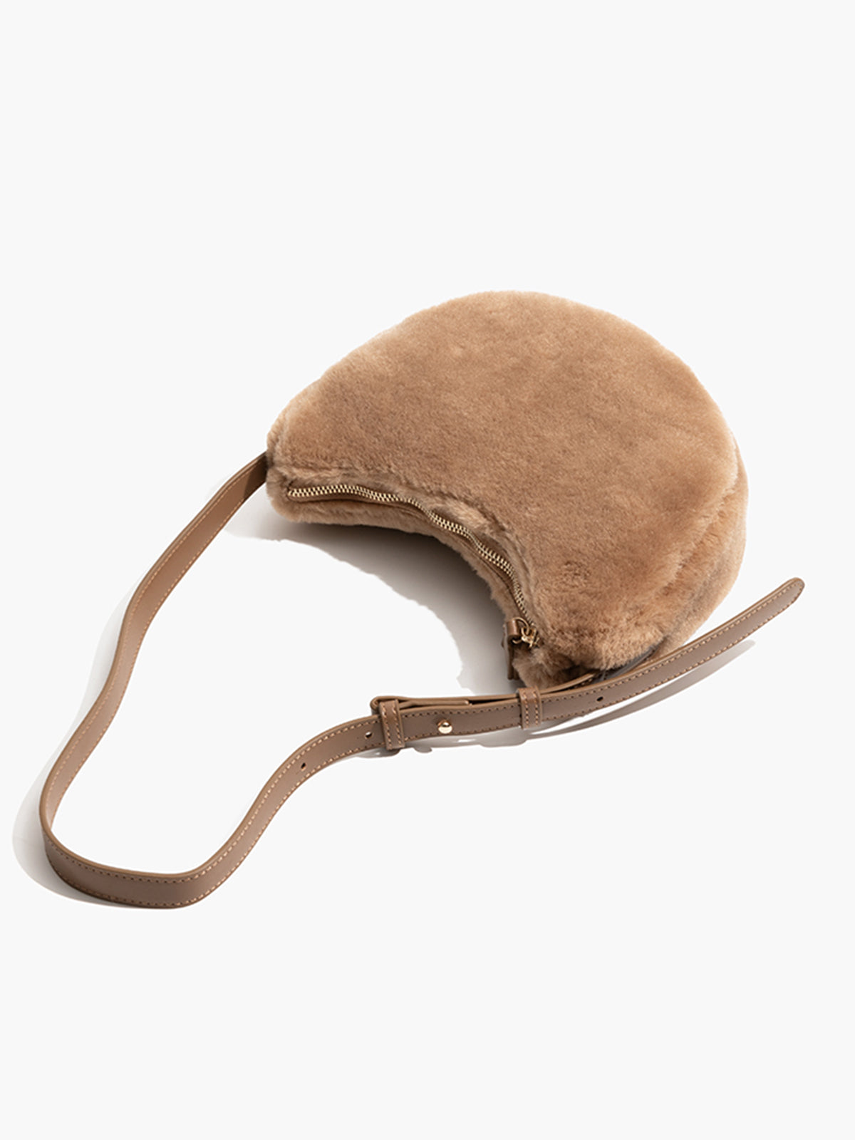 Adjustable Strap Fuzzy Armpit Bag