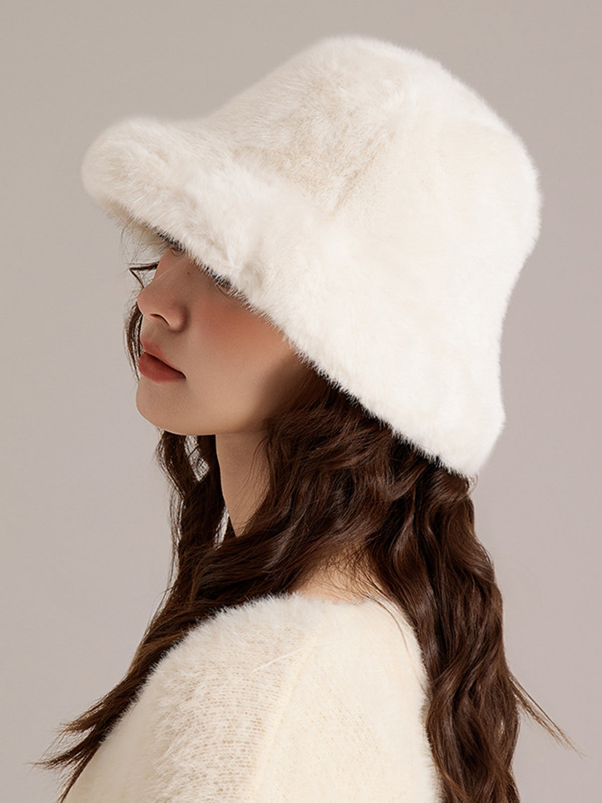 Winter Plush Bucket Hat