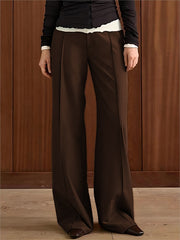 Leisure Piping Straight Pants