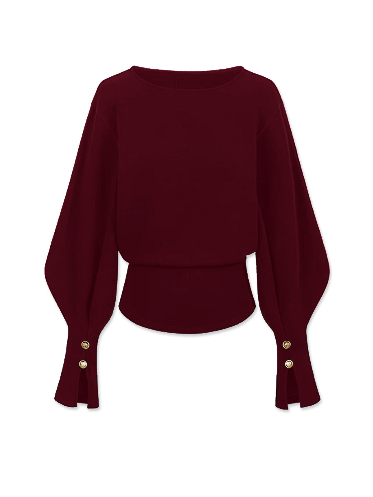 Bell Sleeve Cinched Sweatshirt