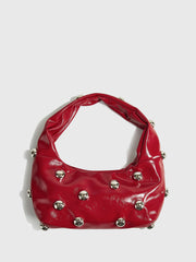 Rounded Studded Armpit Bag