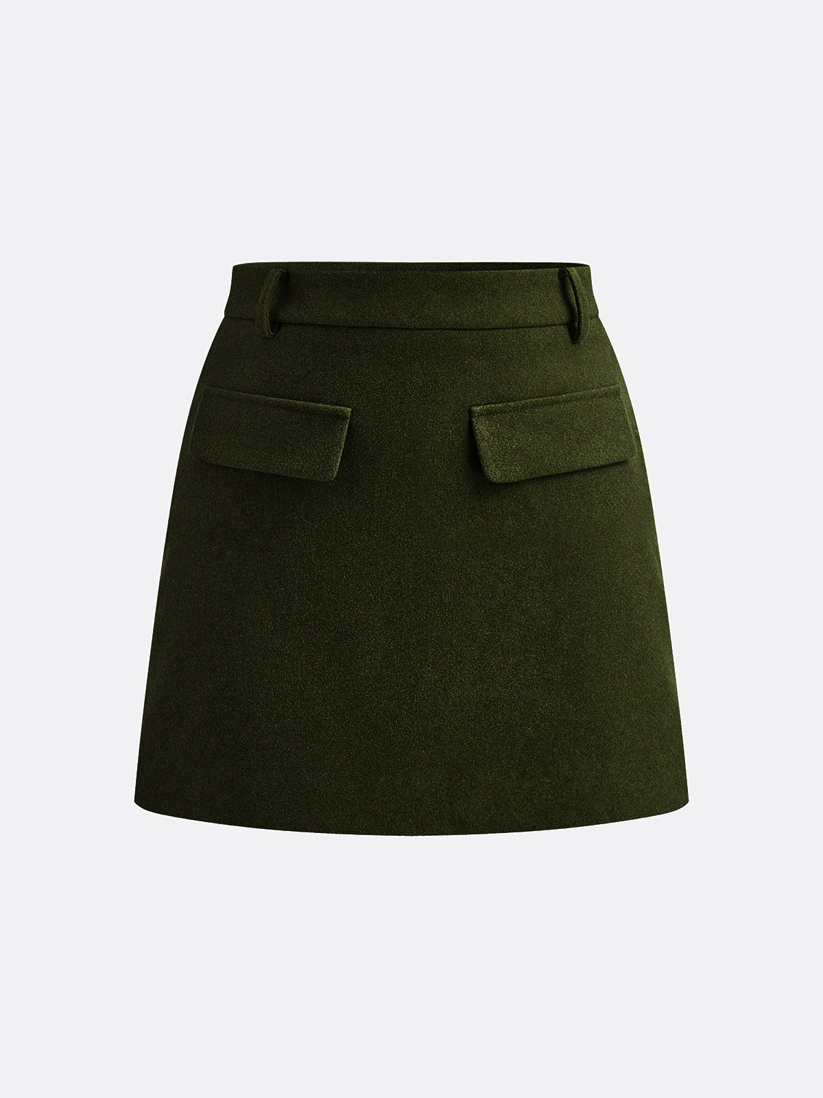 Elegant Mini Skirt Without Belt