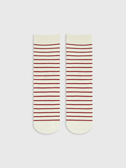 Contrast Striped Stacking Socks