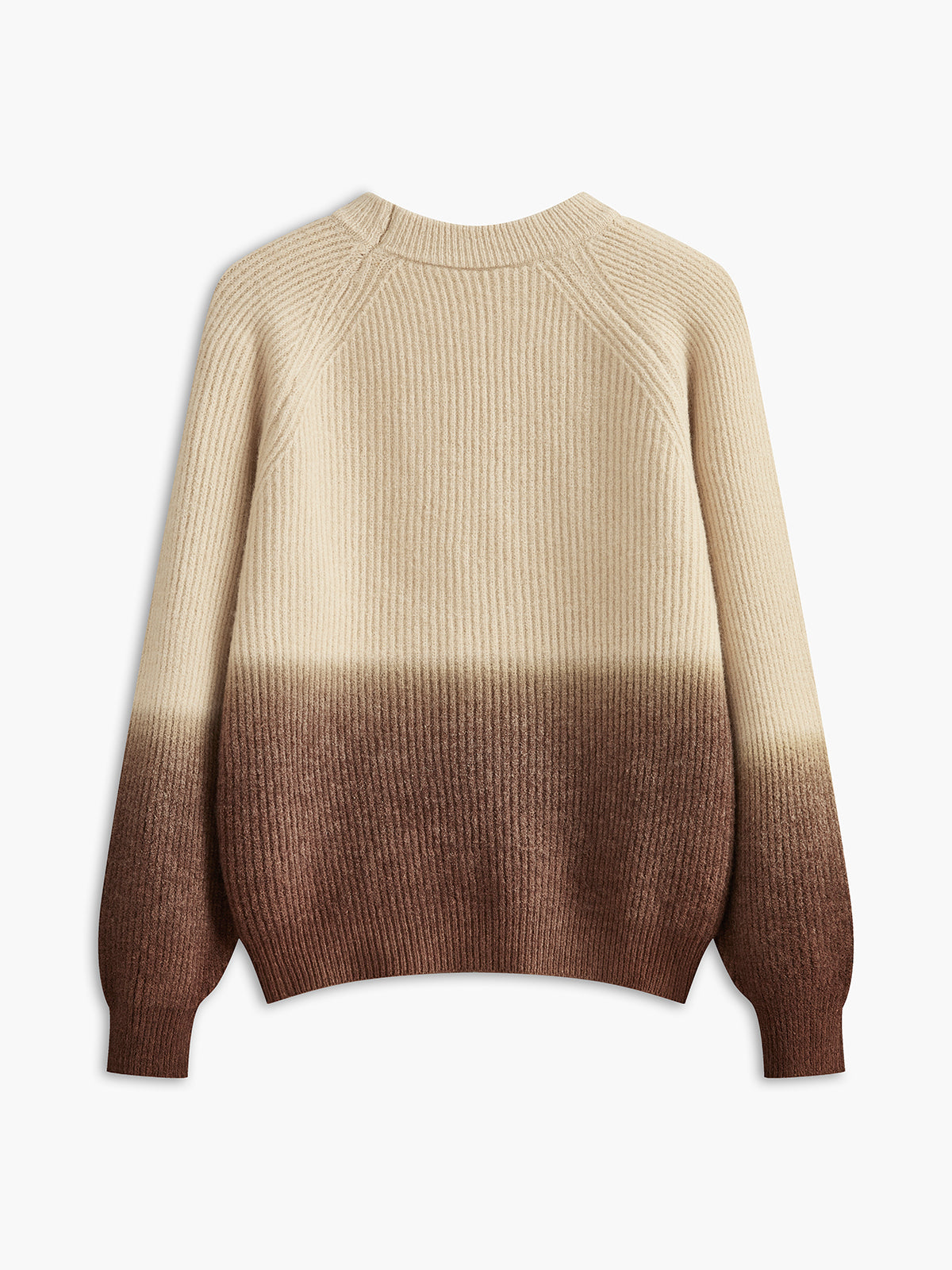 Color Block Ribbed Sweater