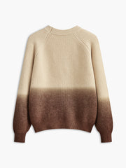 Color Block Ribbed Sweater