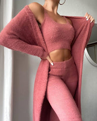 Warm Casual Three-Piece Set