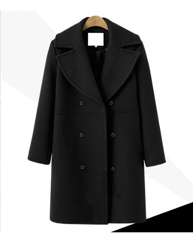 Casual Woolen Coat